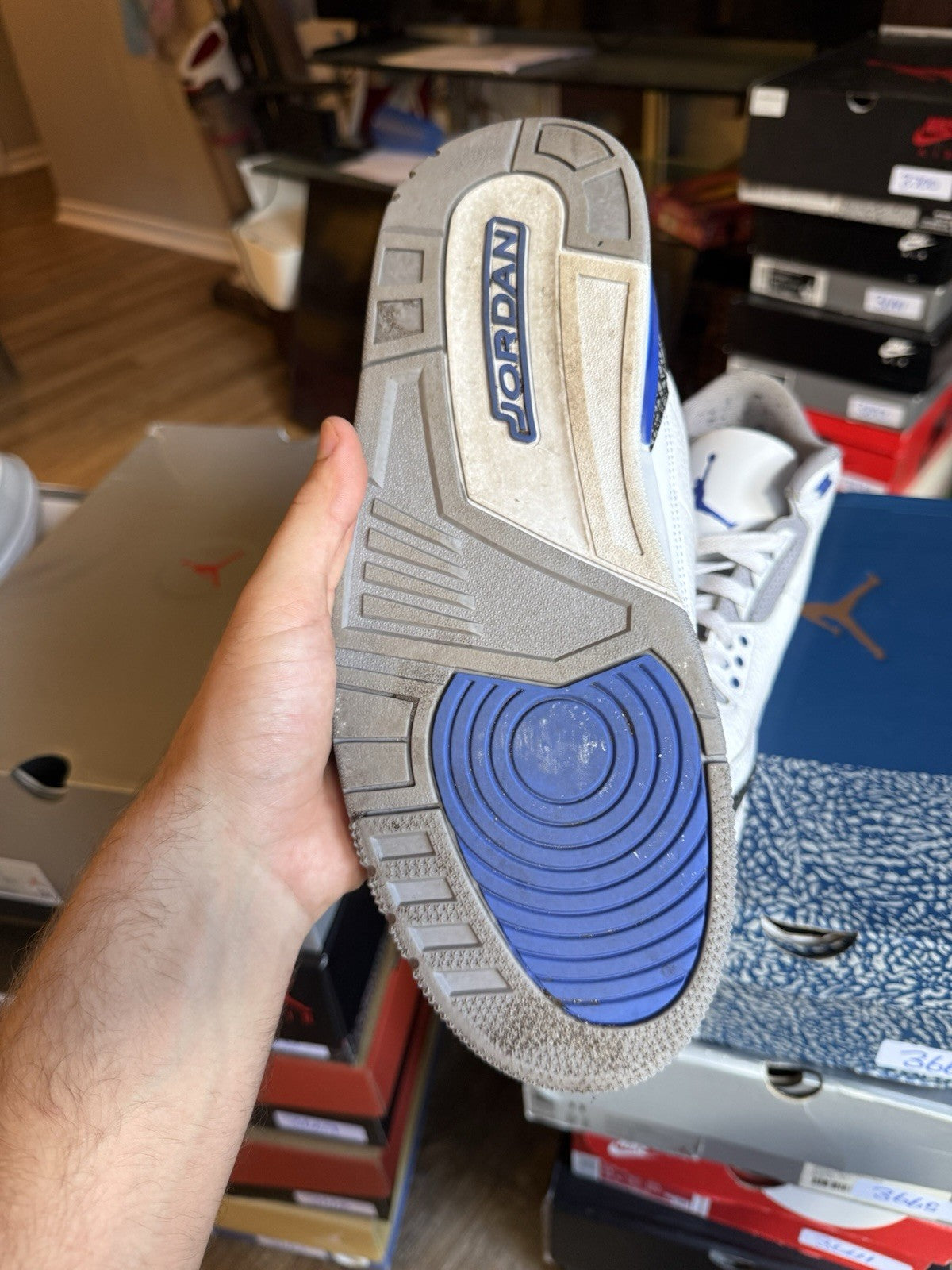 Size 11 - Jordan 3 Retro Racer Blue
