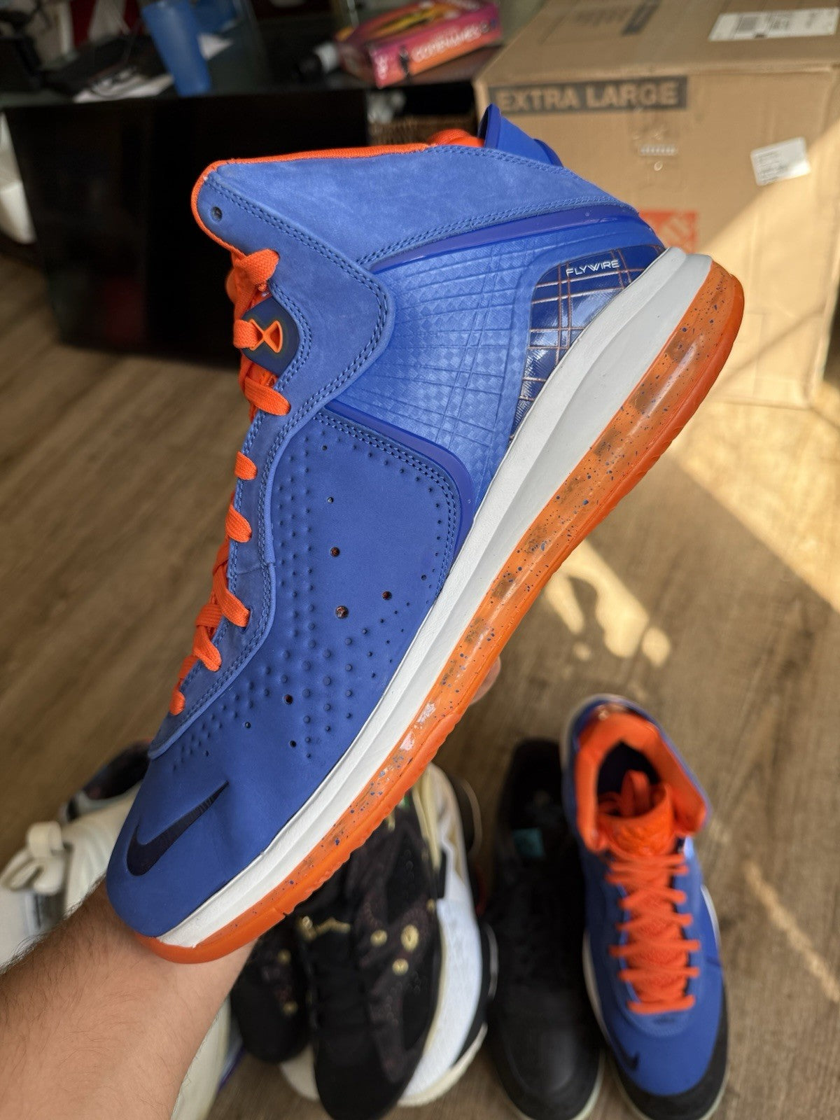 Size 14 - Lebrons 8 Hardwood Classics  (New No Box)