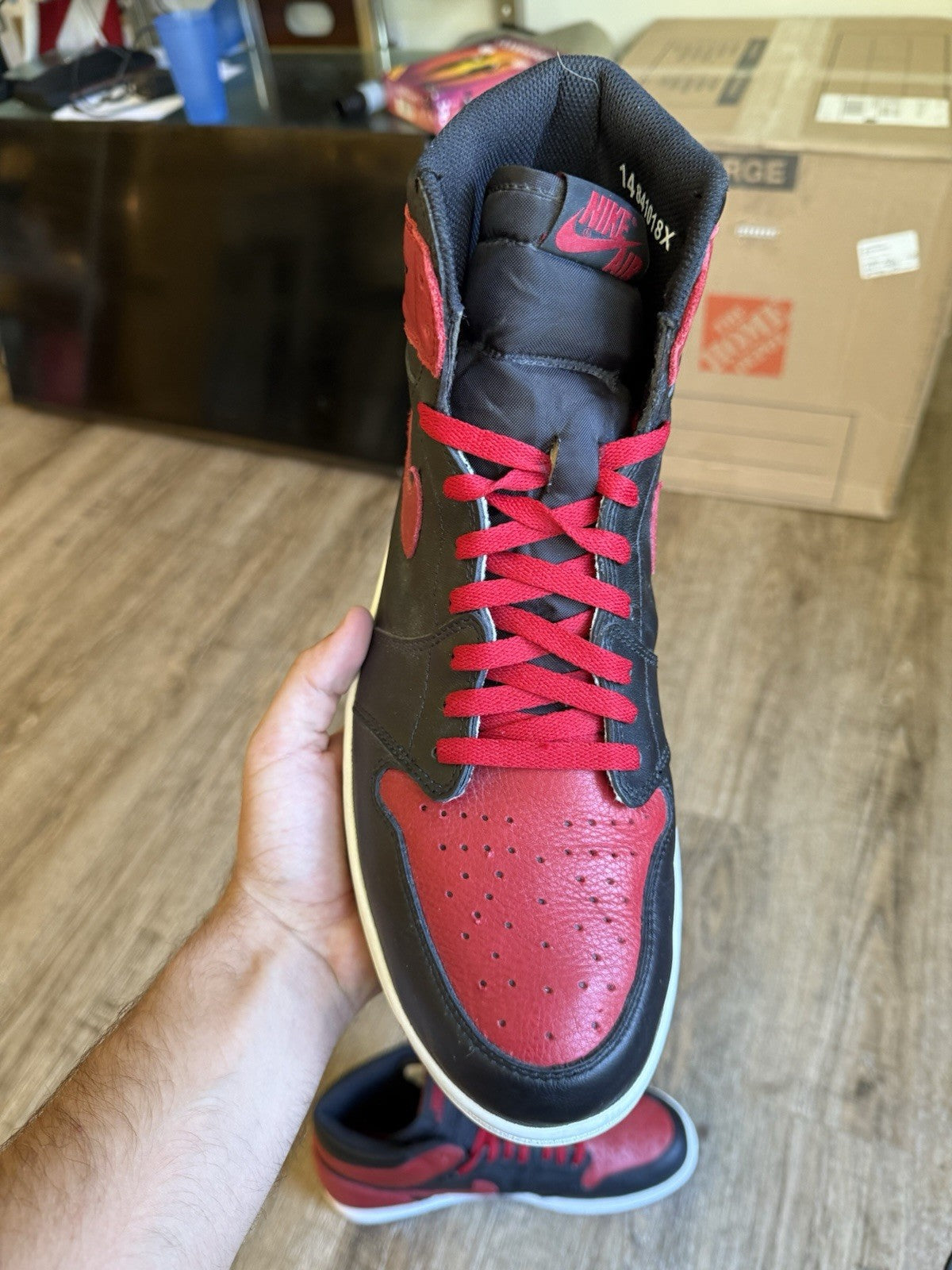 Size 14 - Jordan 1 Retro Bred Banned (2016)
