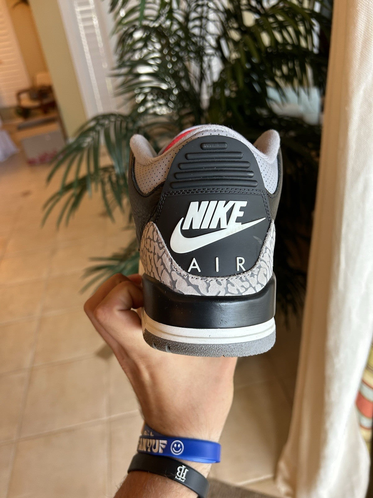 Air Jordan 3 Reimagined Black Cement 2024 Size 9