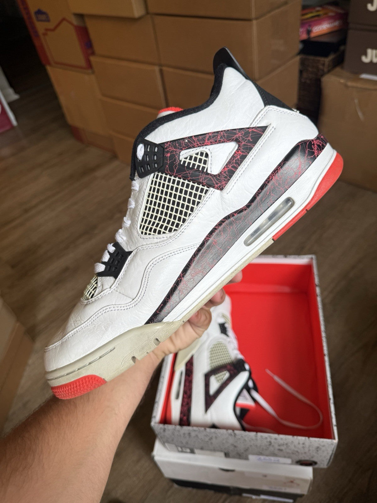 Size 13 - Jordan 4 Retro Flight Nostalgia