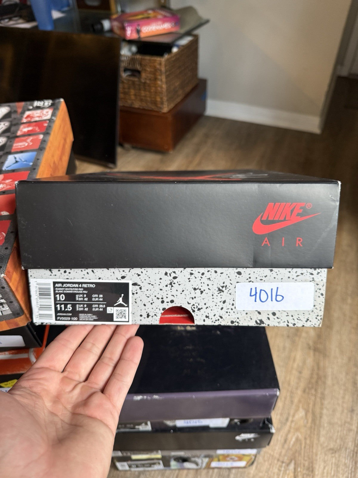 Size 10 - Jordan 4 Retro OG White Cement (2025)