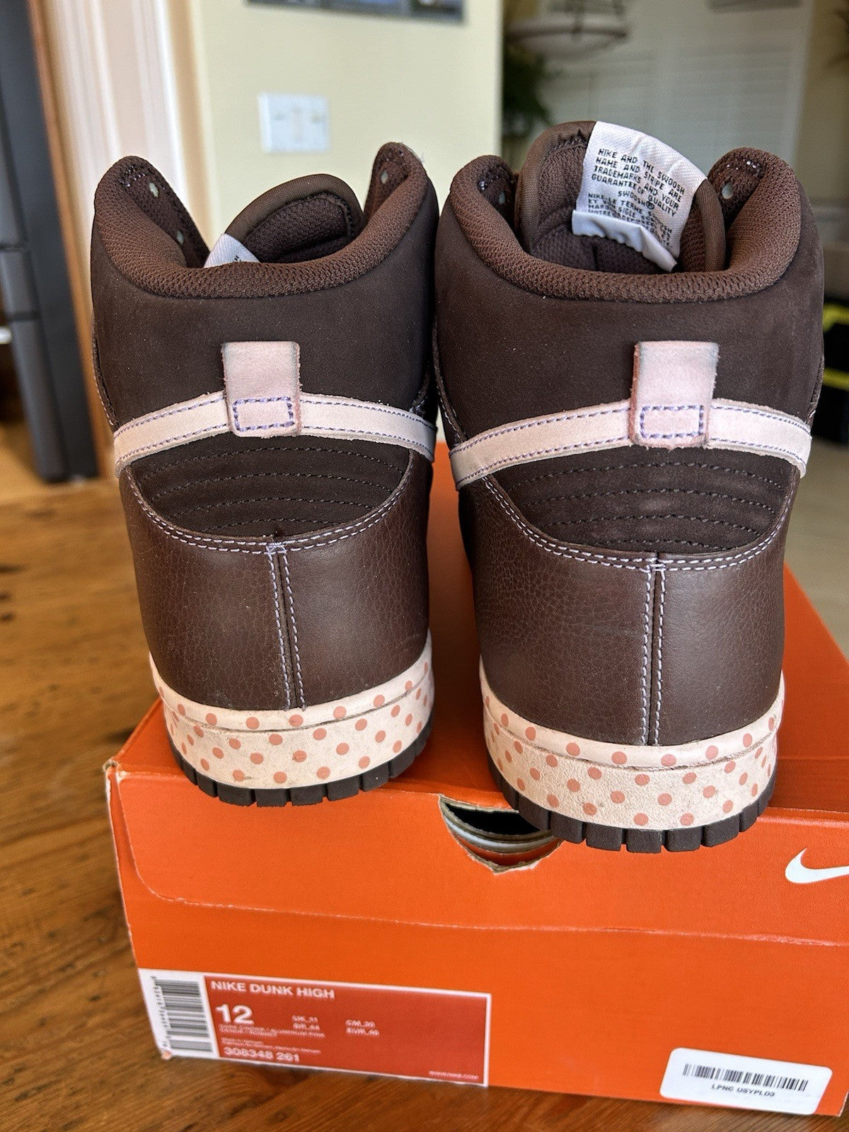 Size 12 - Nike Dunk High Easter Polka Dot