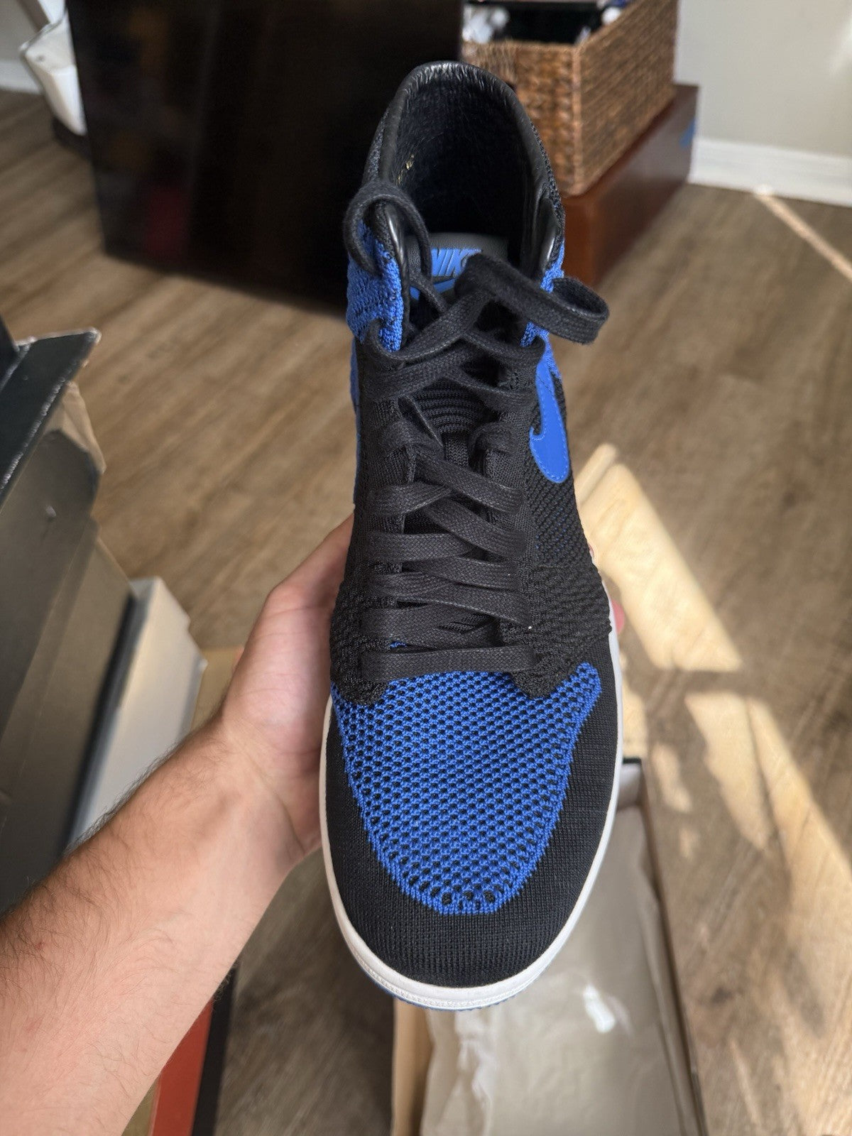 Size 10.5 - Jordan 1 Retro OG Flyknit High Royal