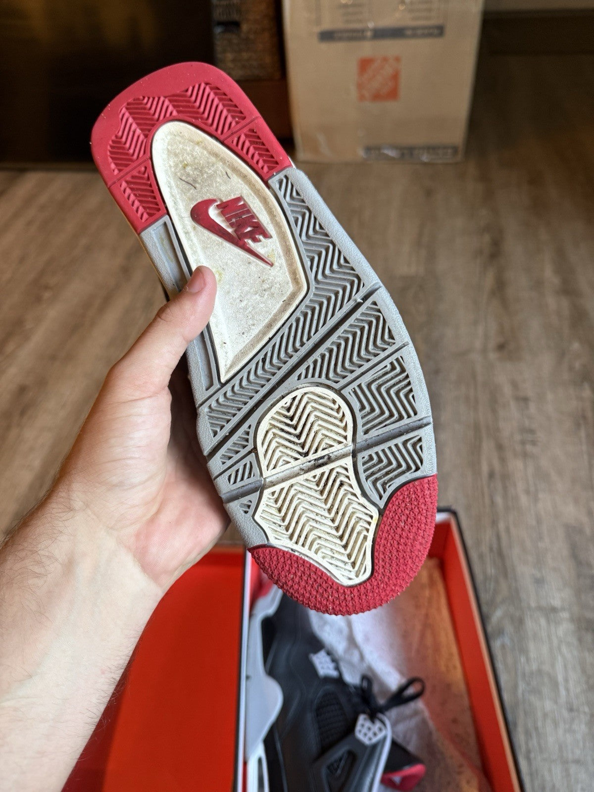 Size 9 - Jordan 4 Retro Bred Reimagined