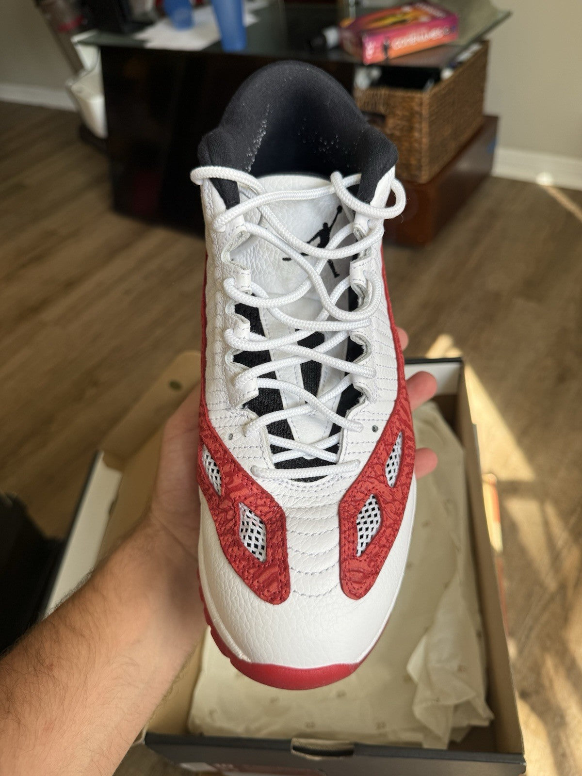 Size 10 - Jordan 11 Retro Low IE Gym Red