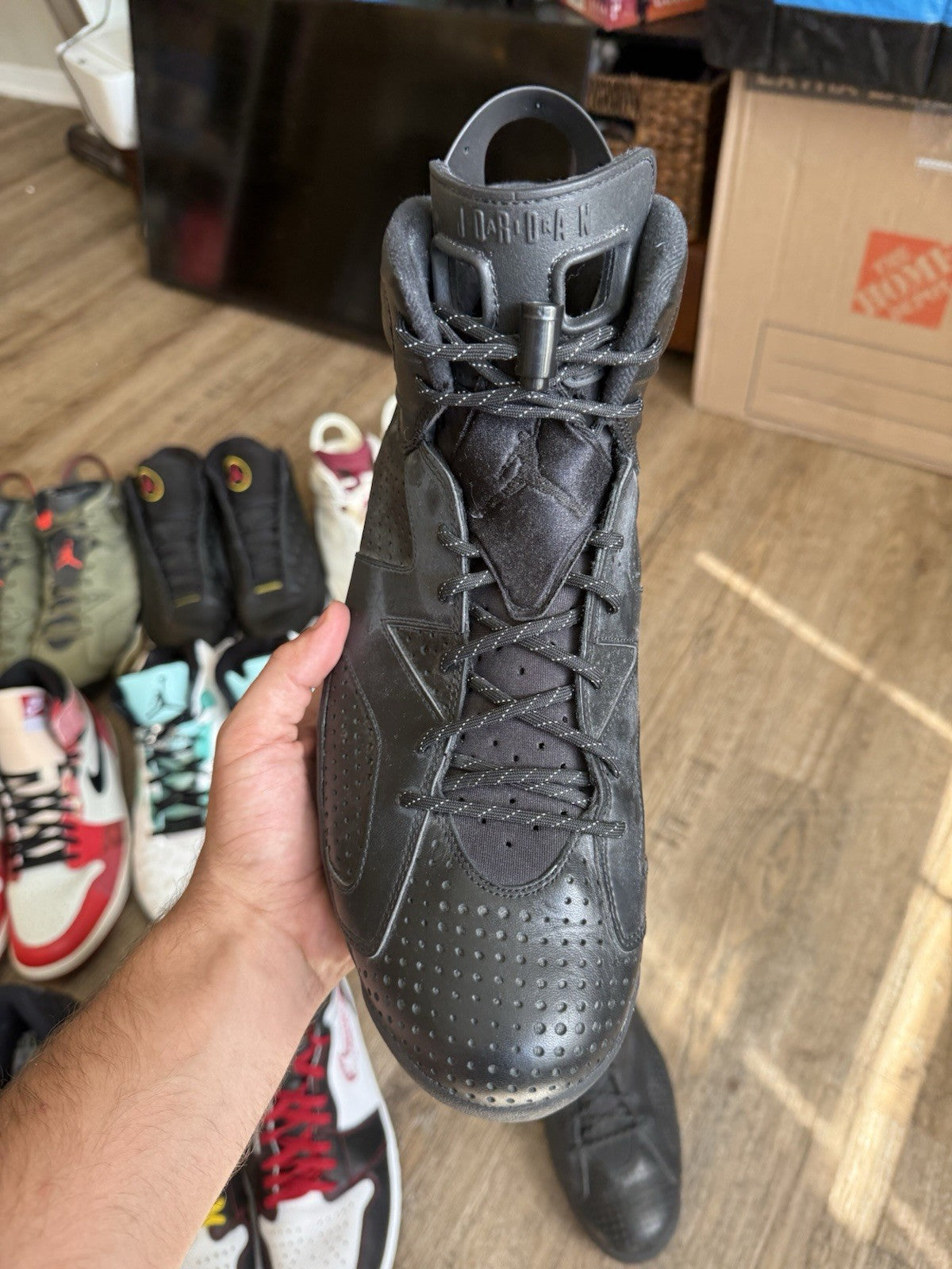 Size 14 - Jordan 6 Retro Black Cat
