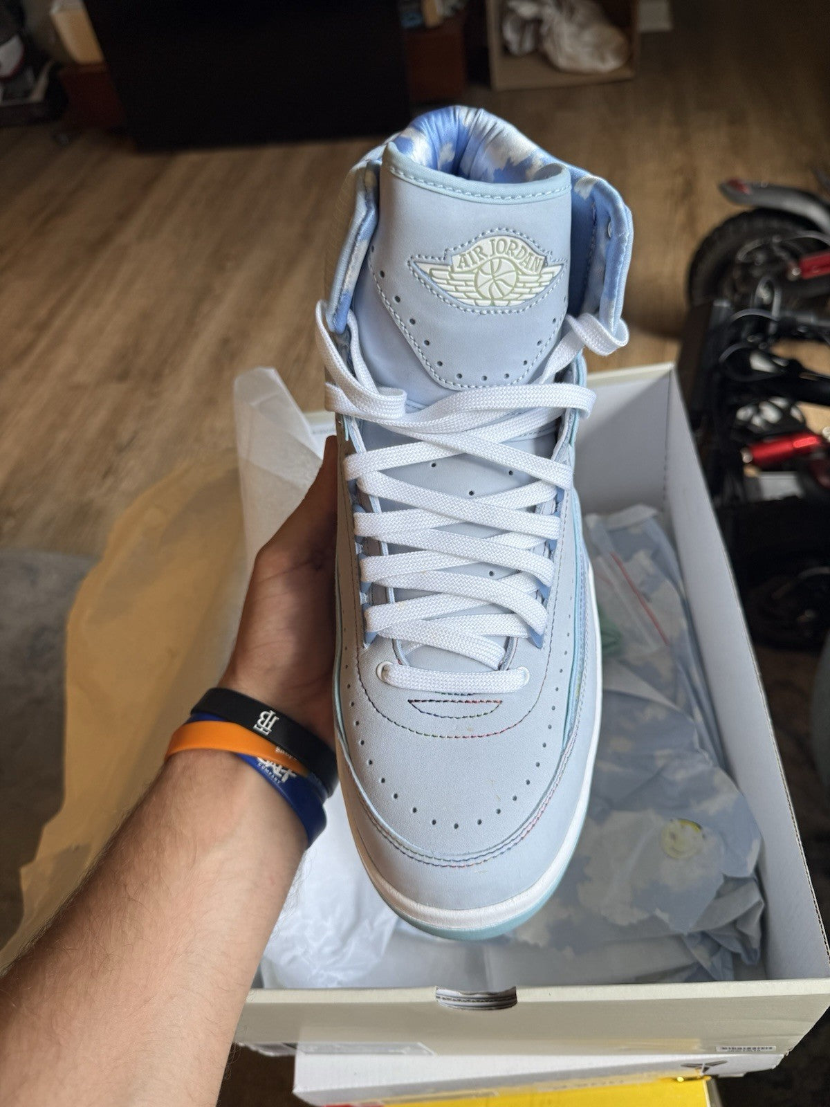 Size 11.5 - Jordan 2 Retro x J. Balvin Blue 2022 Super Clean!!