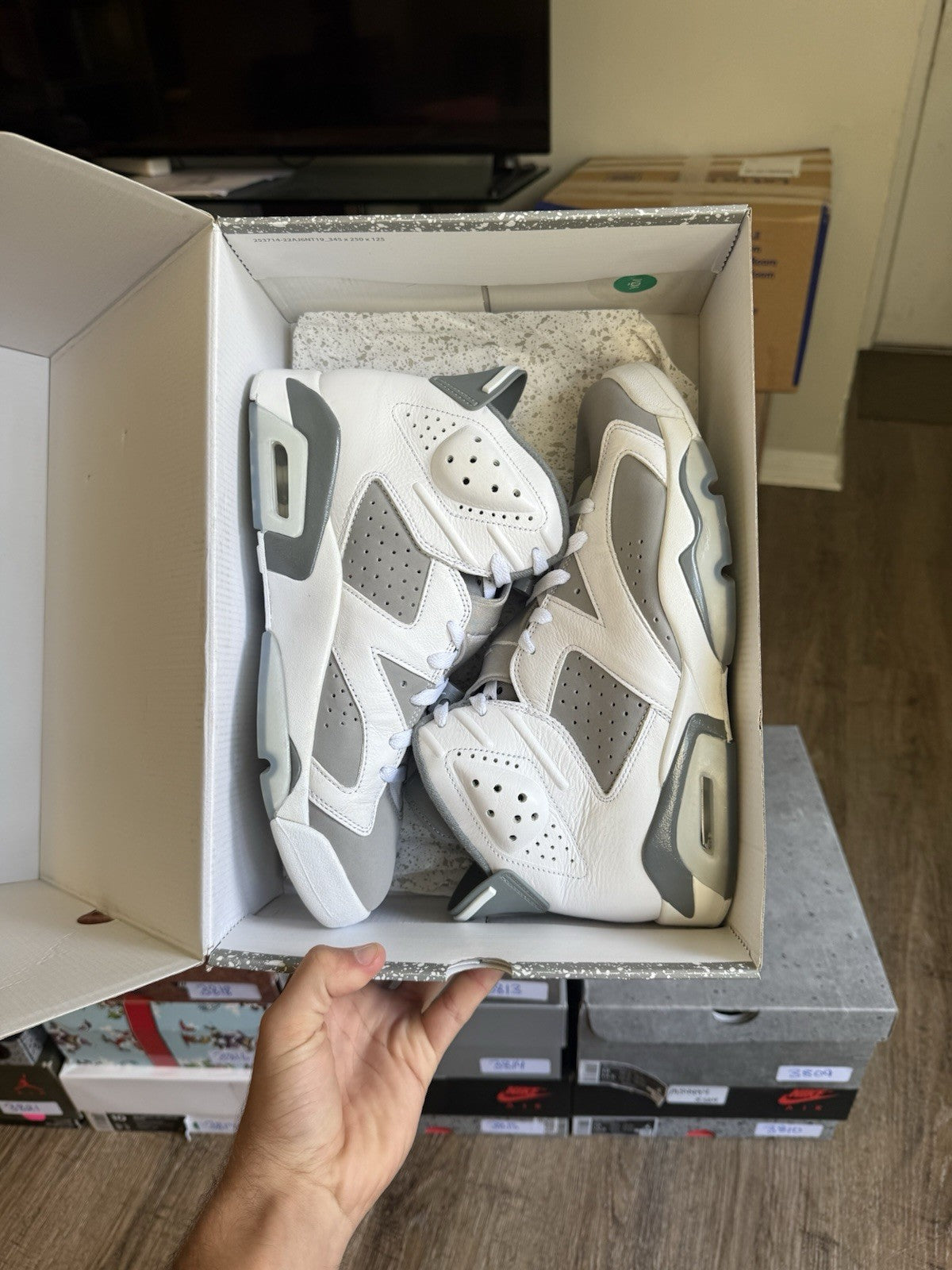 Size 10 - Jordan 6 Retro Cool Grey