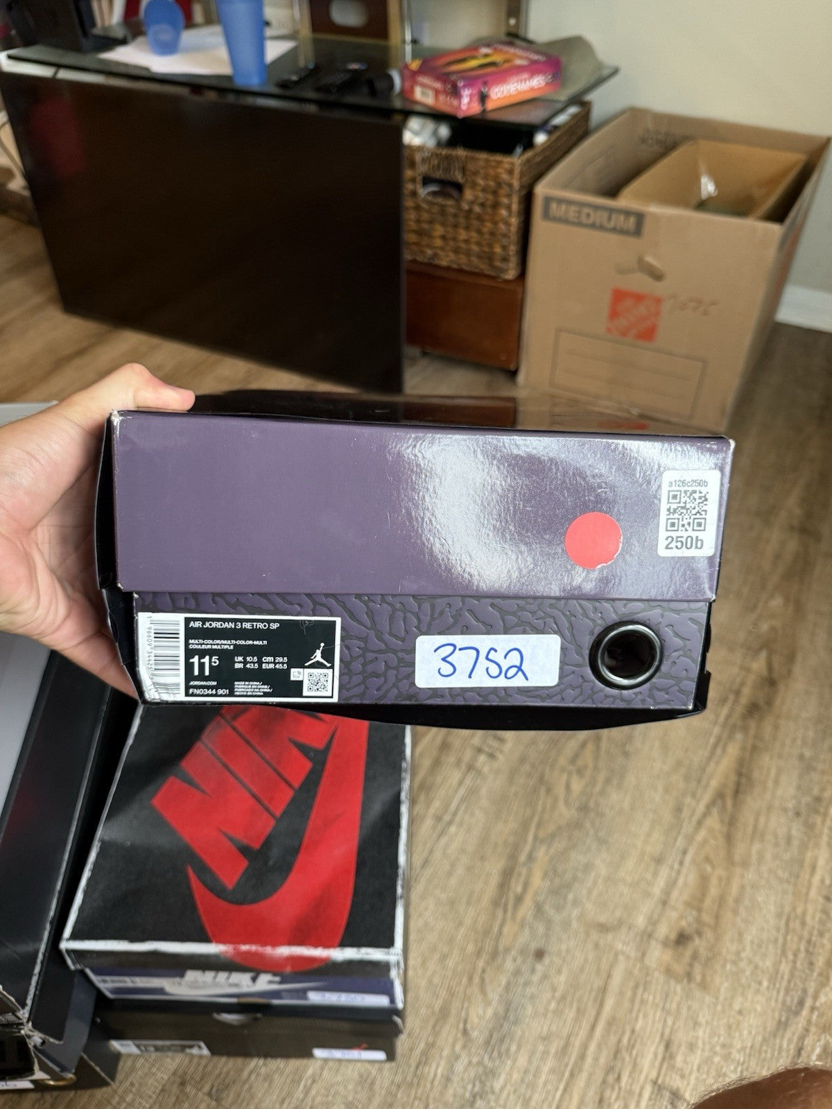 Size 11.5 - Jordan 3 Retro J Balvin Medellin Sunset