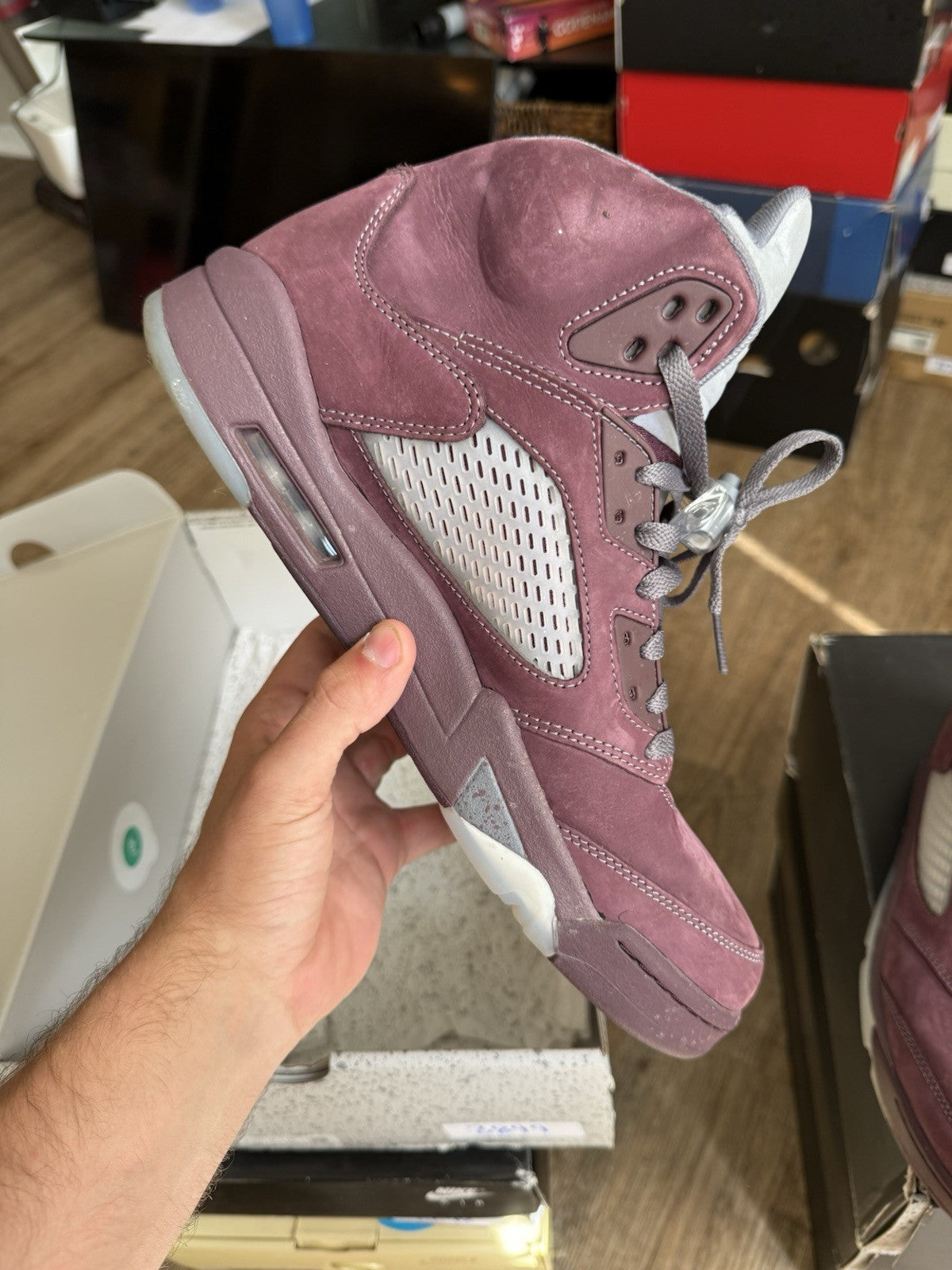 Size 12 - Jordan 5 Retro Burgundy