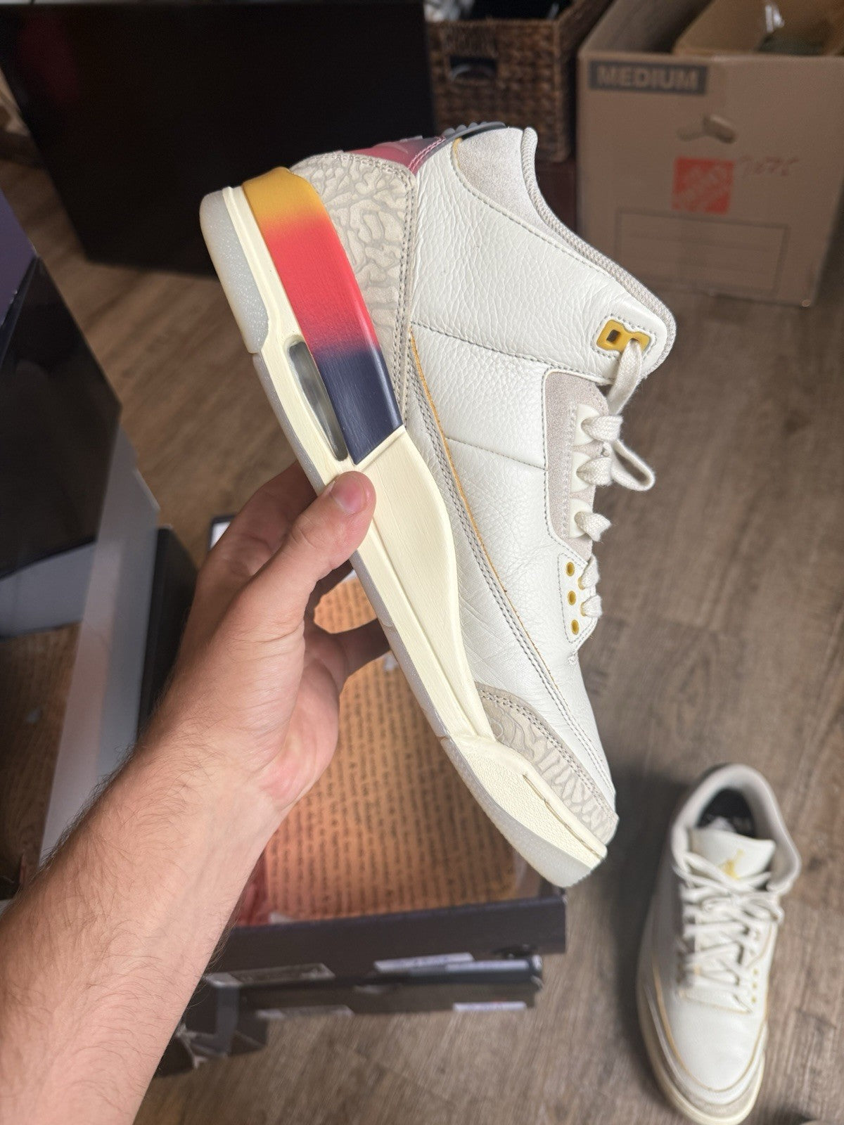 Size 11.5 - Jordan 3 Retro J Balvin Medellin Sunset