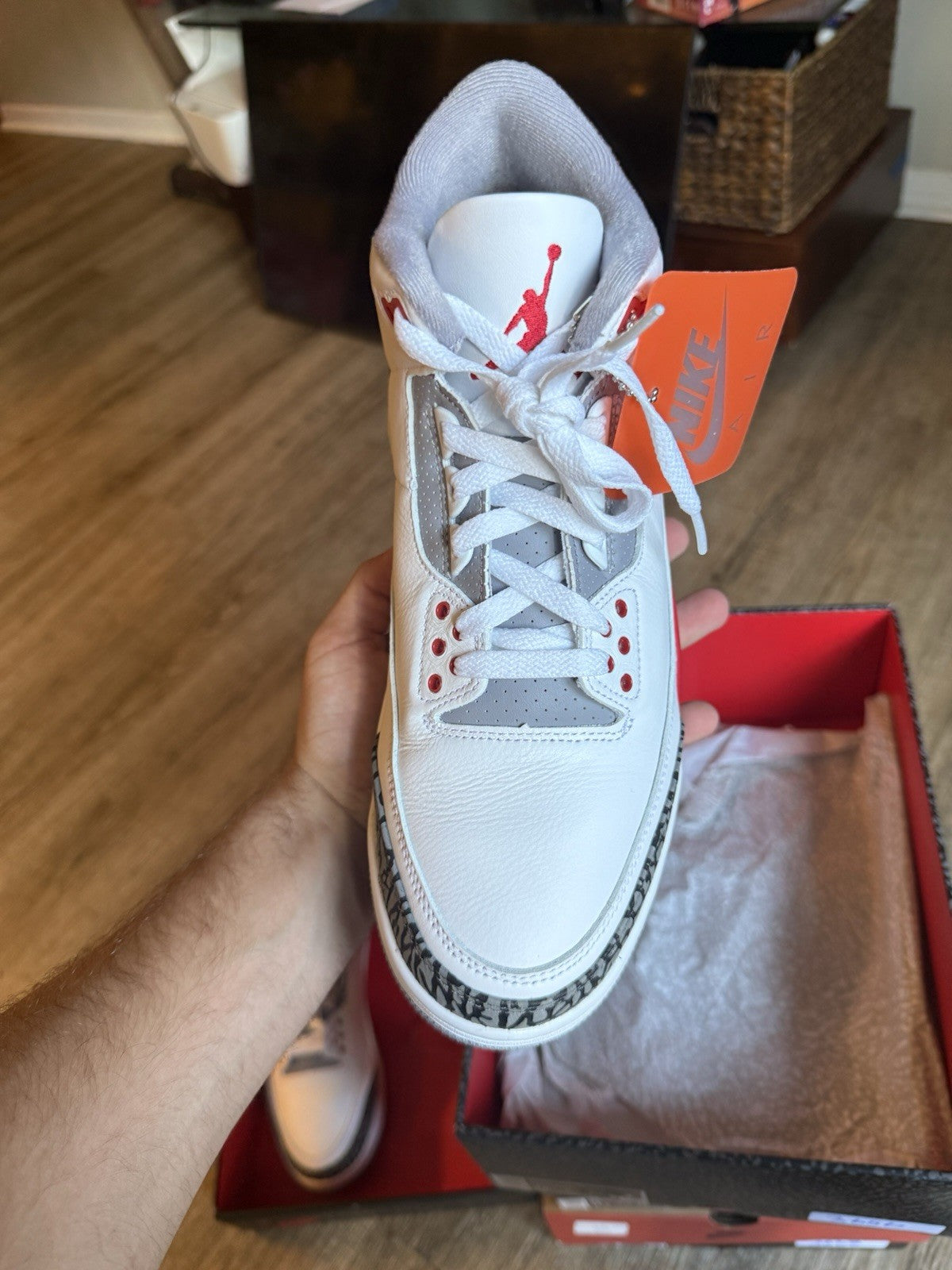 Size 11 - Jordan 3 Retro Mid Fire Red