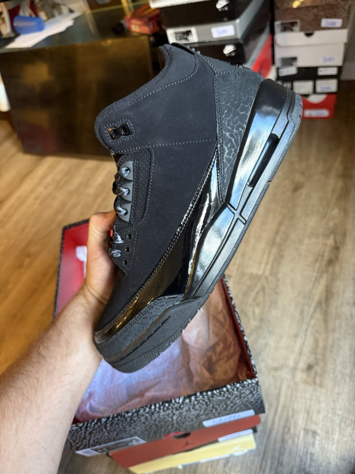 Size 11 -Jordan 3 Retro Black Cat (2025)