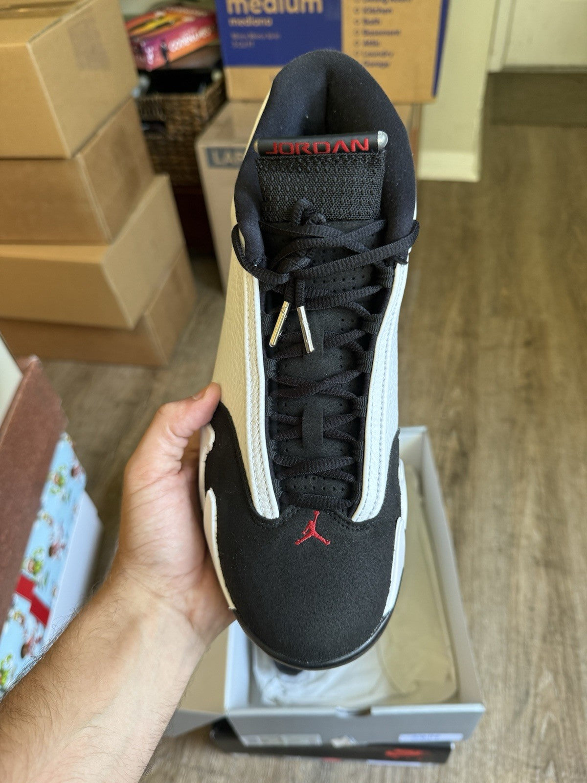 Size 9 - Jordan 14 Retro Black Toe (2024)