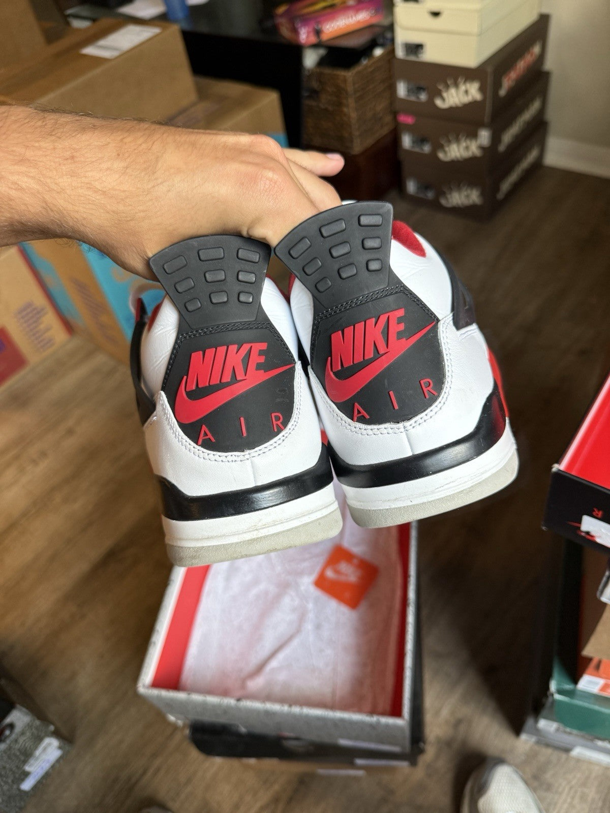 Size 13 - Jordan 4 Retro Fire Red (2020)
