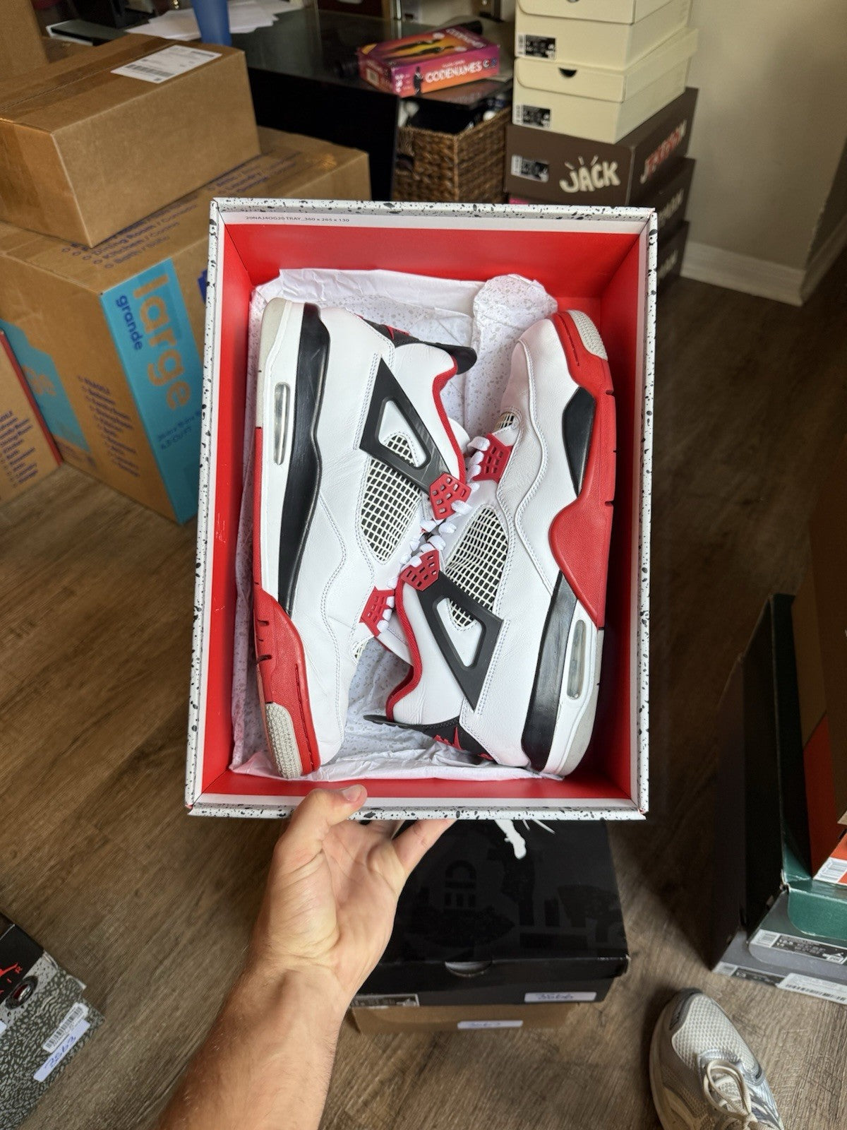 Size 13 - Jordan 4 Retro Fire Red (2020)