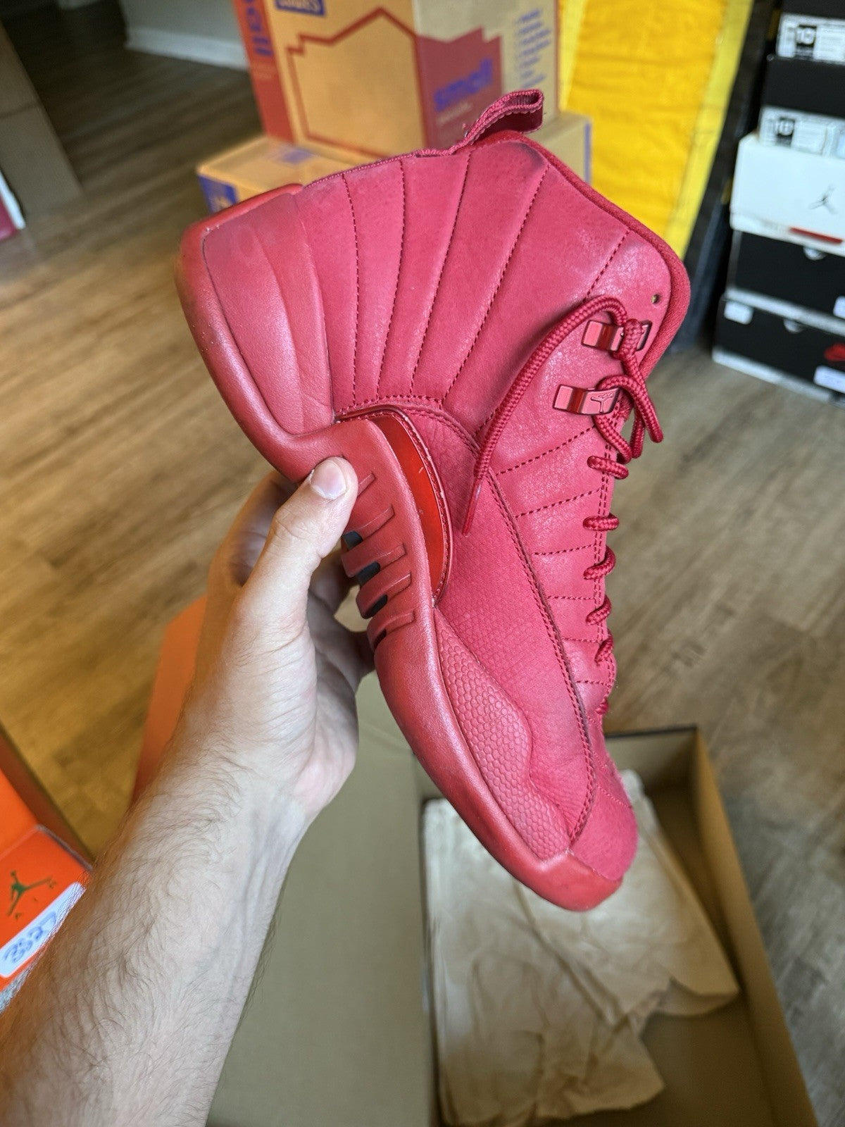 Size 10.5- Jordan 12 Retro Gym Red (2018)