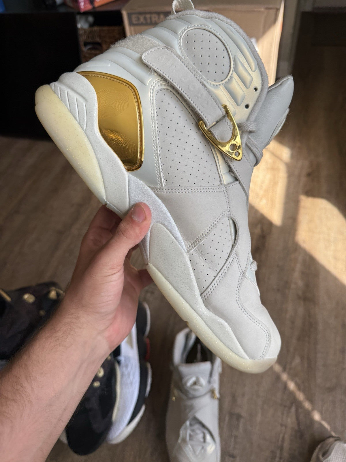 Size 14 - Air Jordan 8 Retro Champagne
