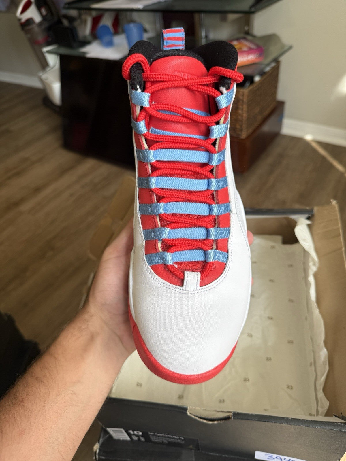 Size 10 - Jordan 10 Retro Chicago Flag