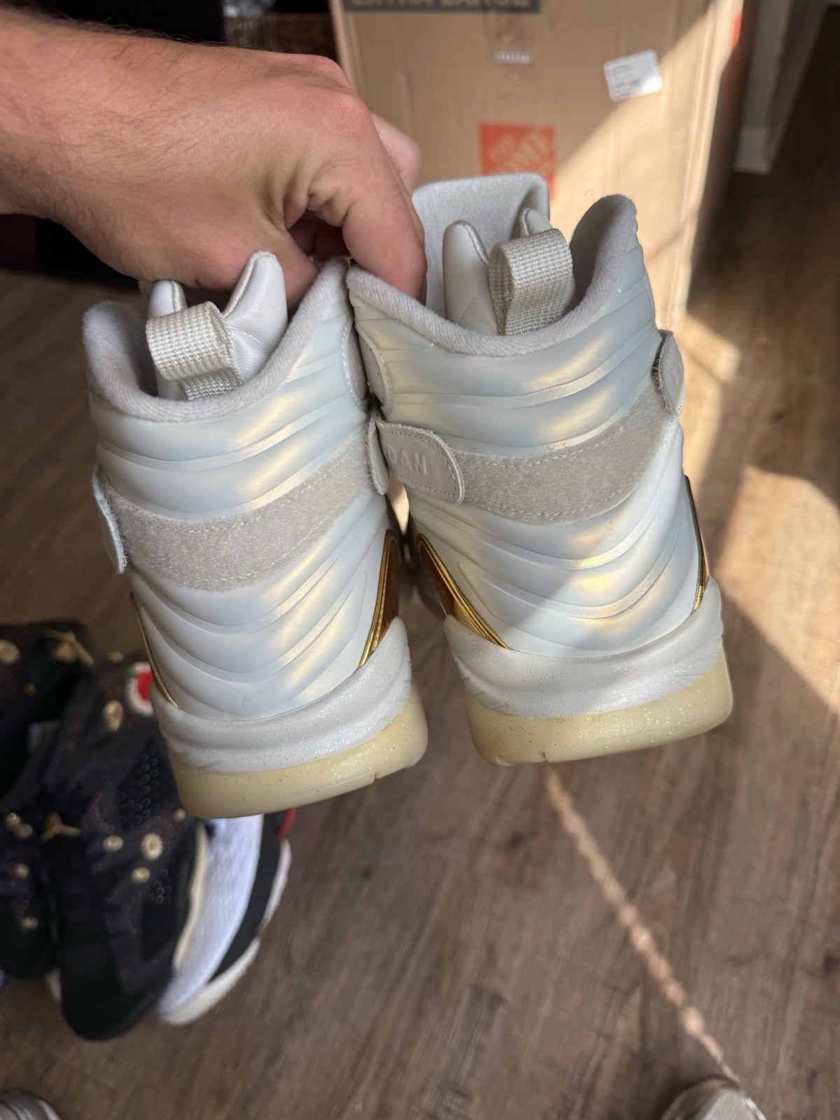 Size 14 - Air Jordan 8 Retro Champagne