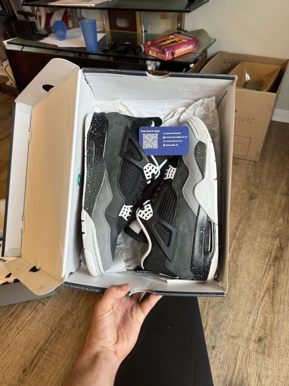 Size 11.5 - Jordan 4 Retro Fear (2024)