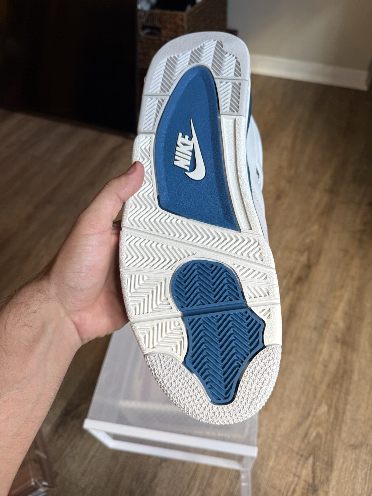 Size 13 - Jordan 4 Retro Military Blue