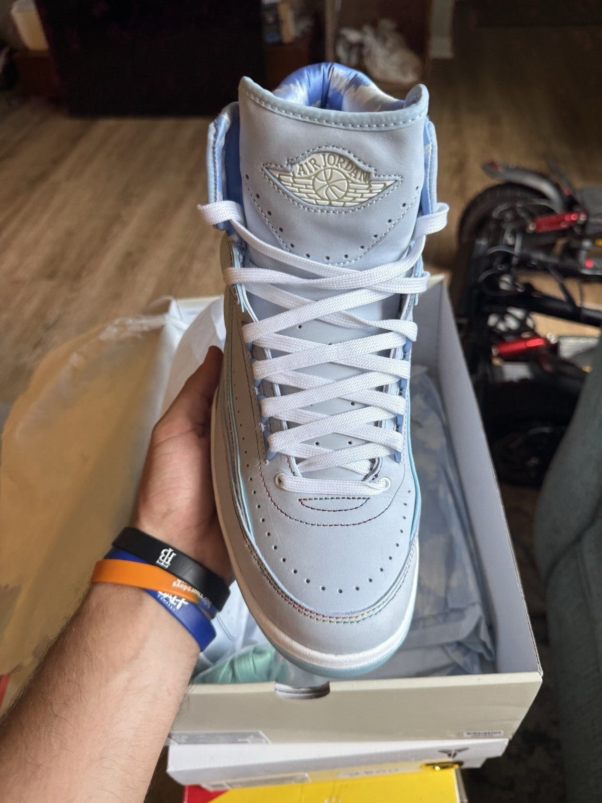 Size 11.5 - Jordan 2 Retro x J. Balvin Blue 2022 Super Clean!!