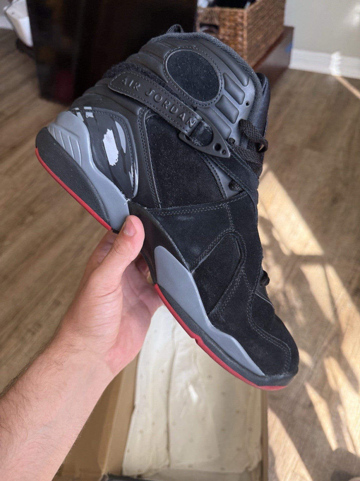 Size 10 - Jordan 8 Retro Black Cement (2017)