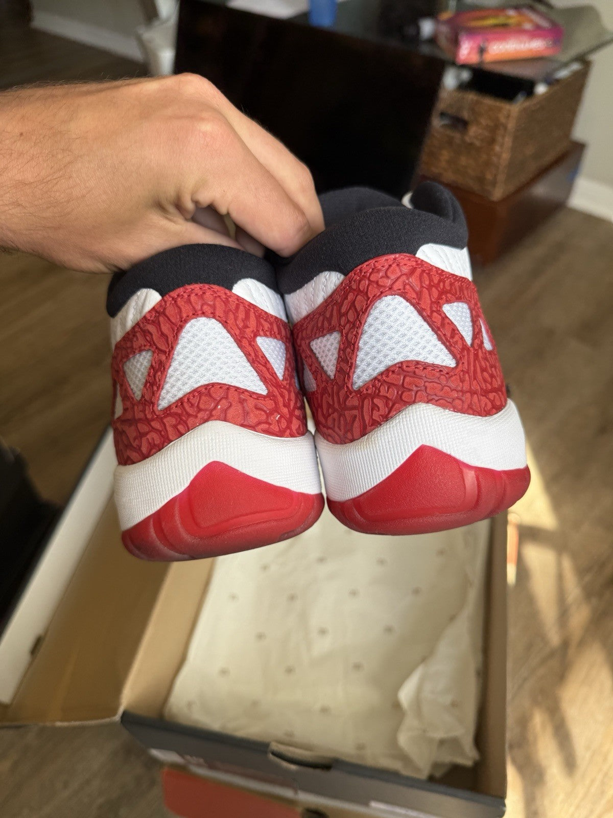 Size 10 - Jordan 11 Retro Low IE Gym Red