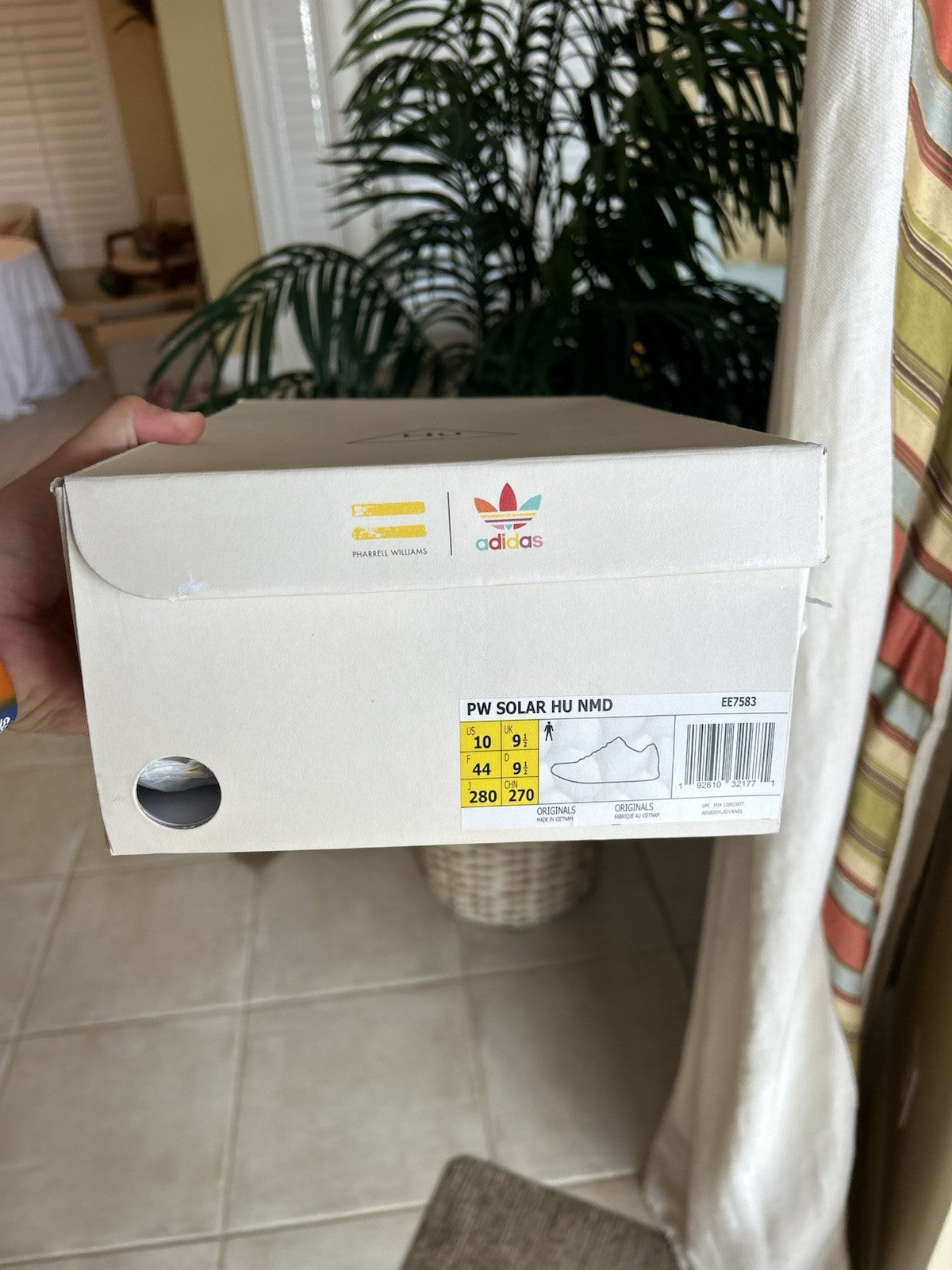 Size 10 - Adidas NMD Hu Pharrell Inspiration Pack White