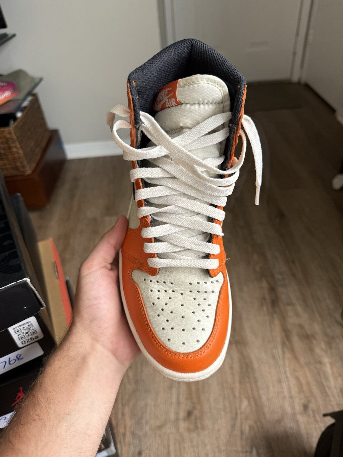 Size 8 - Jordan 1 Retro High Reverse Shattered Backboard