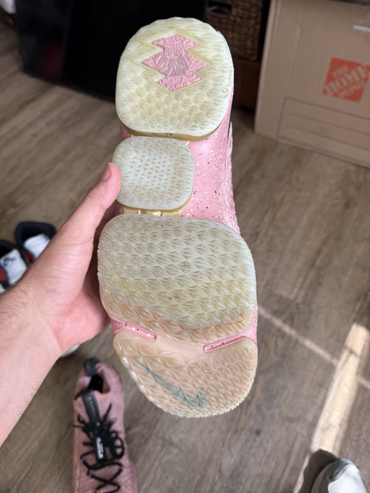 Size 14 - Nike LeBron 15 Rust Pink