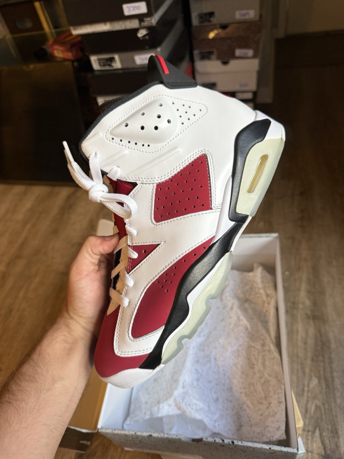 Size 11 - Jordan 6 Retro Carmine (2021)