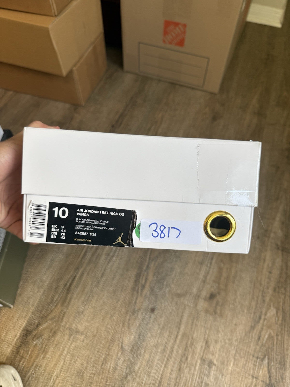 Size 10 - Jordan 1 Retro High OG Wings (2017)