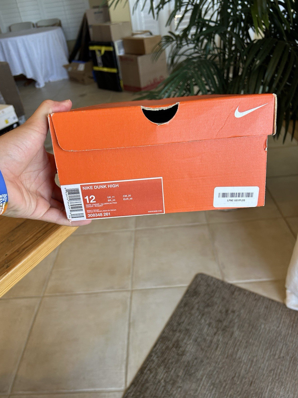 Size 12 - Nike Dunk High Easter Polka Dot