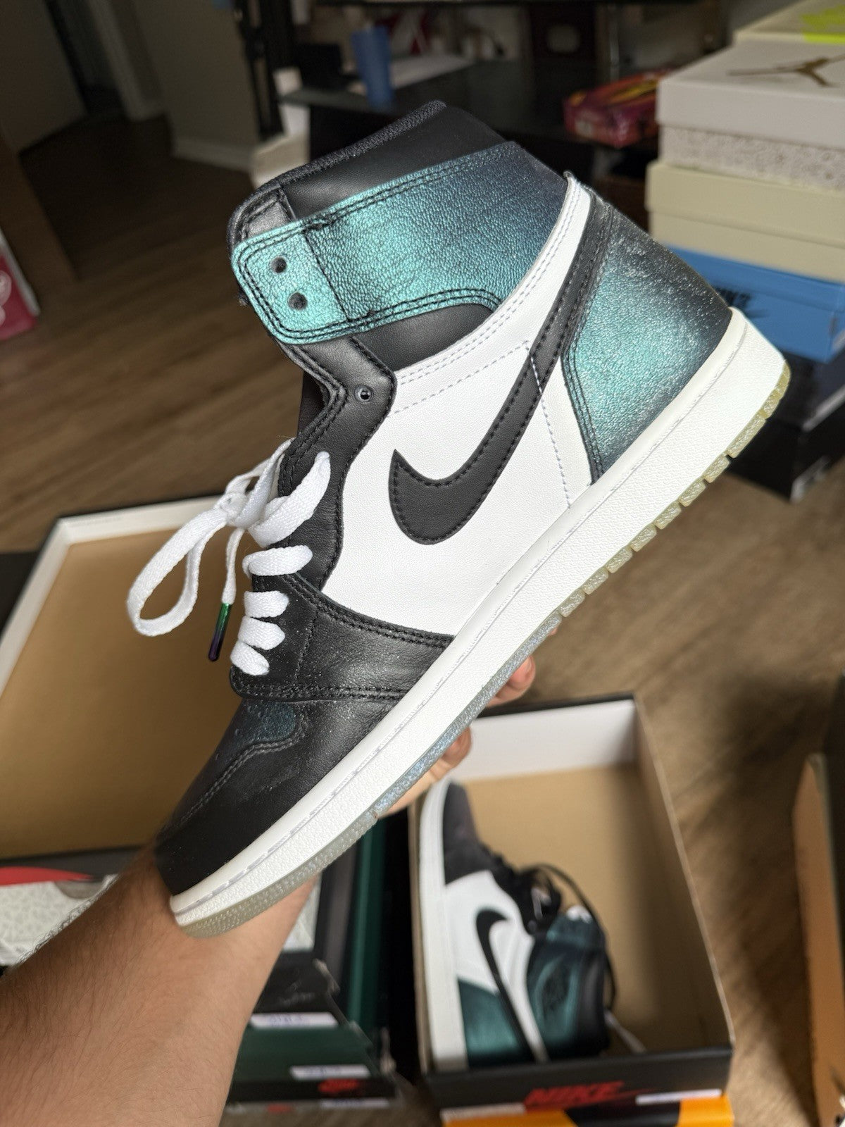 Size 10.5 - Air Jordan 1 Retro OG High All Star - Chameleon
