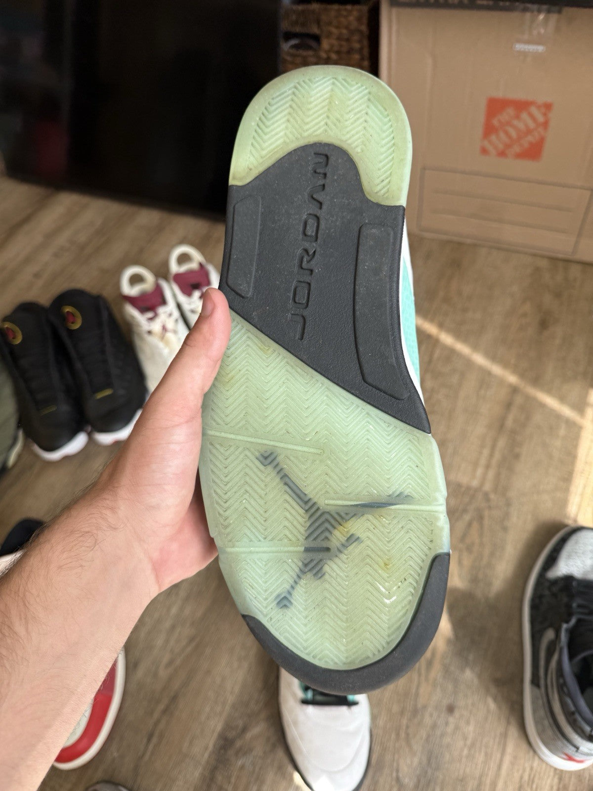 Size 14 - Jordan 5 Retro Island Green (2019)