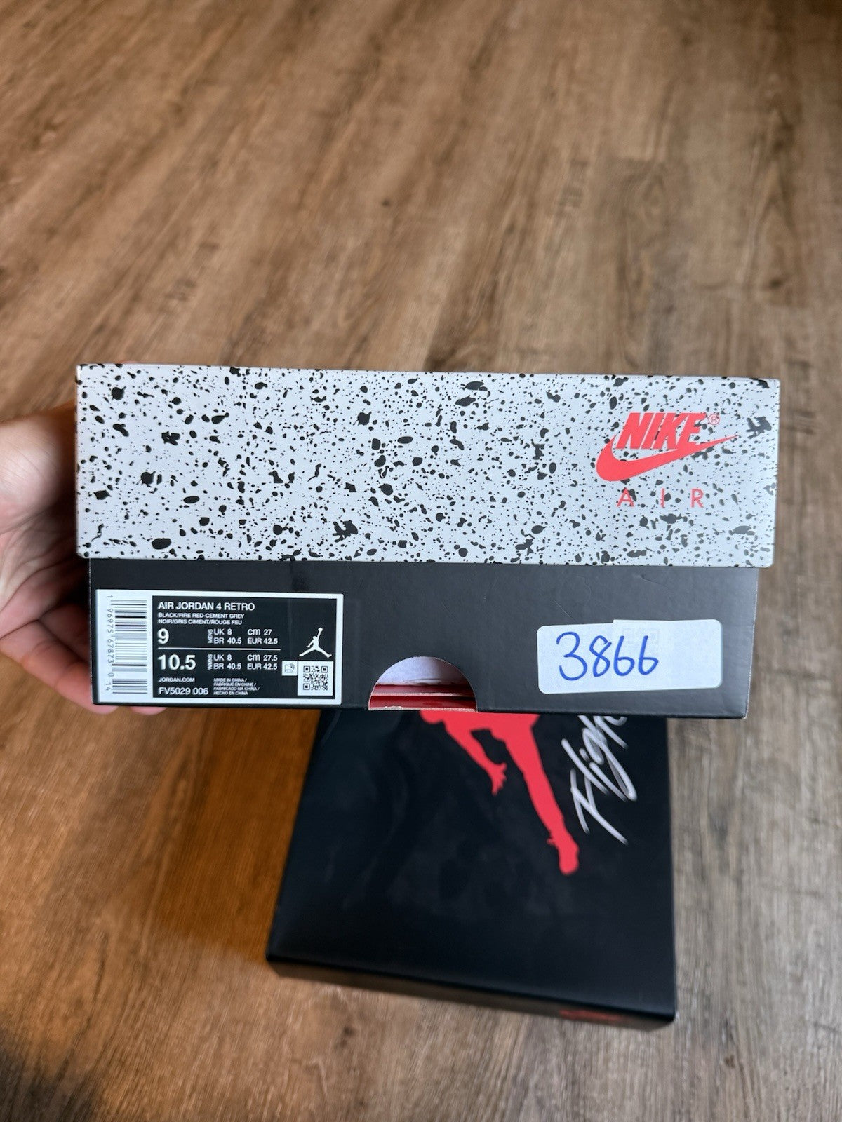 Size 9 - Jordan 4 Retro Bred Reimagined