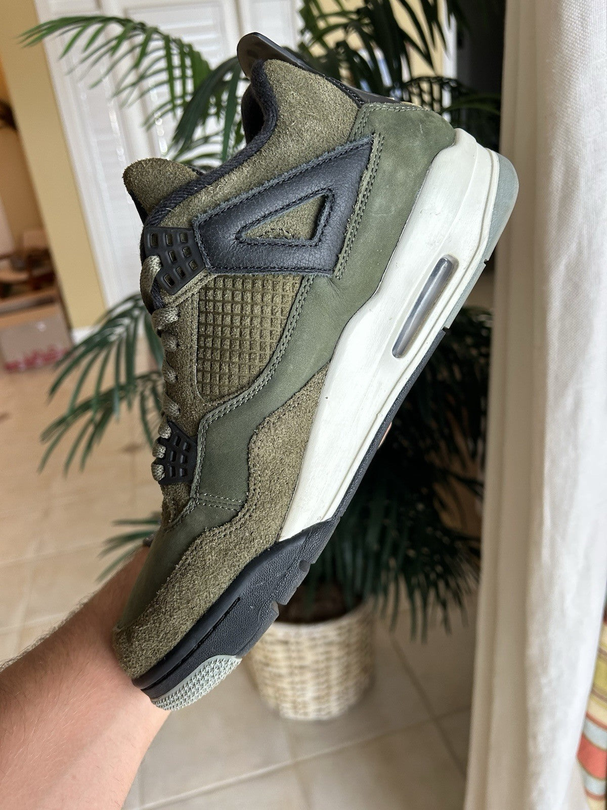Size 11 - Jordan 4 Retro Craft Olive