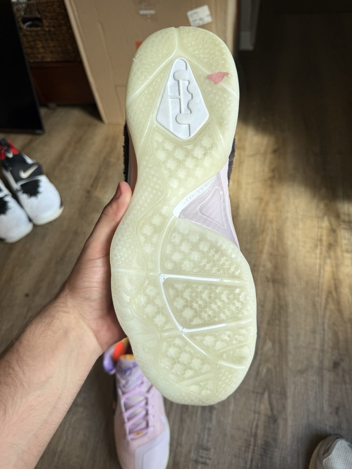 Size 14 - Nike LeBron 9 Regal Pink