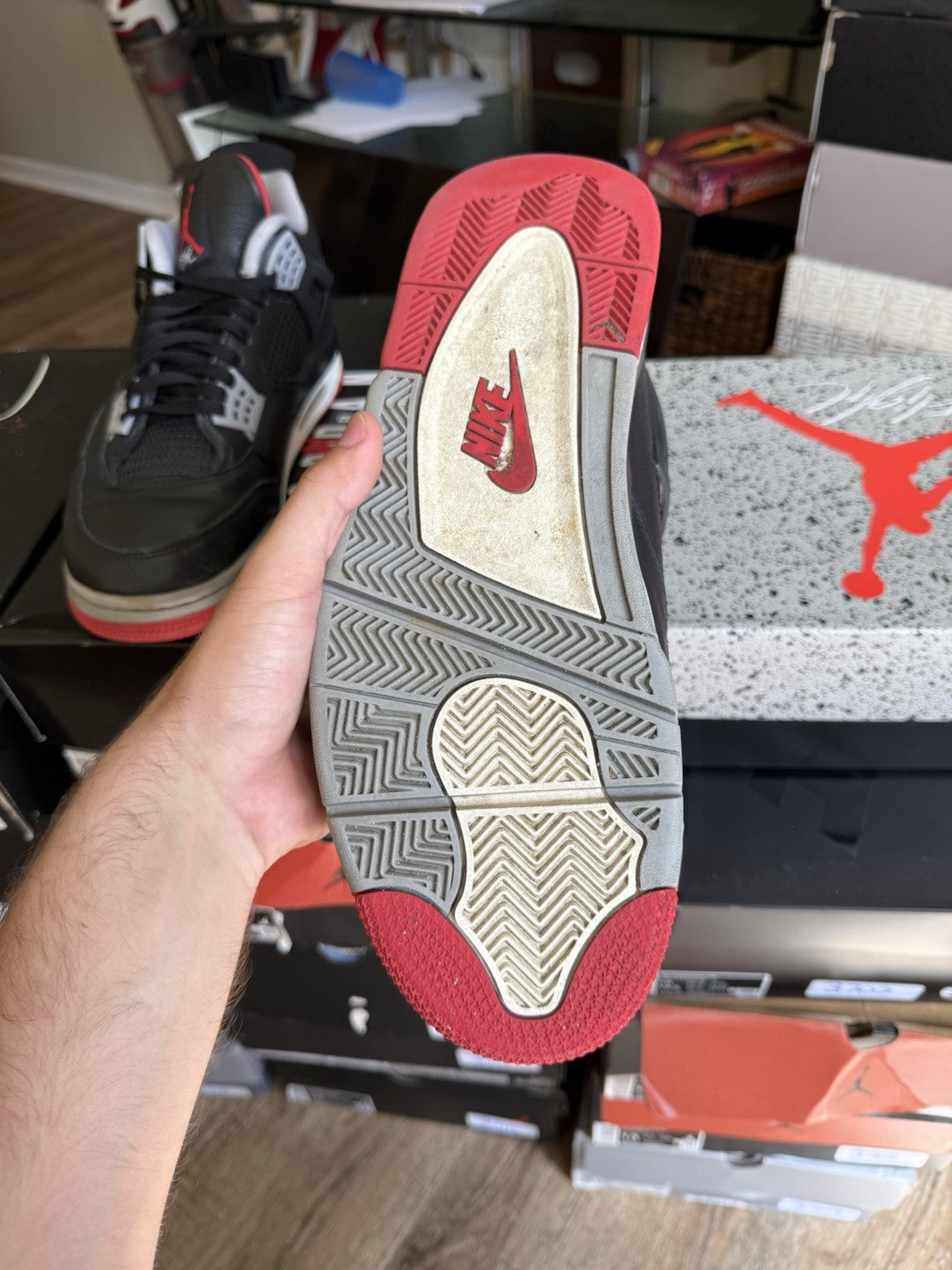 Size 13 - Jordan 4 Retro Bred Reimagined