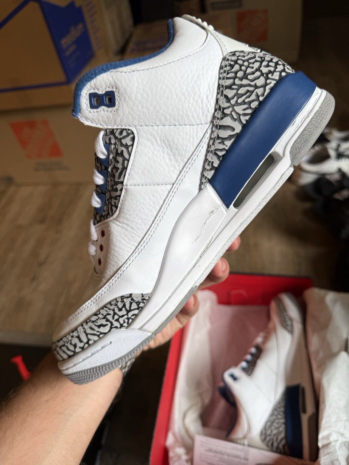 Size 8 - Air Jordan 3 Retro 2011 True Blue