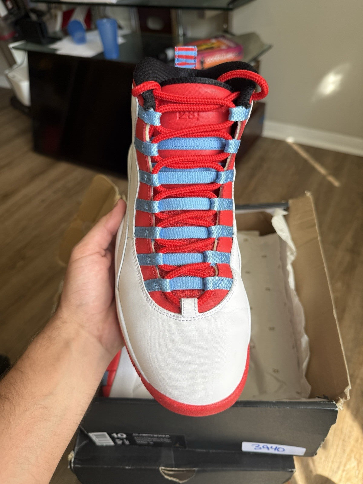 Size 10 - Jordan 10 Retro Chicago Flag