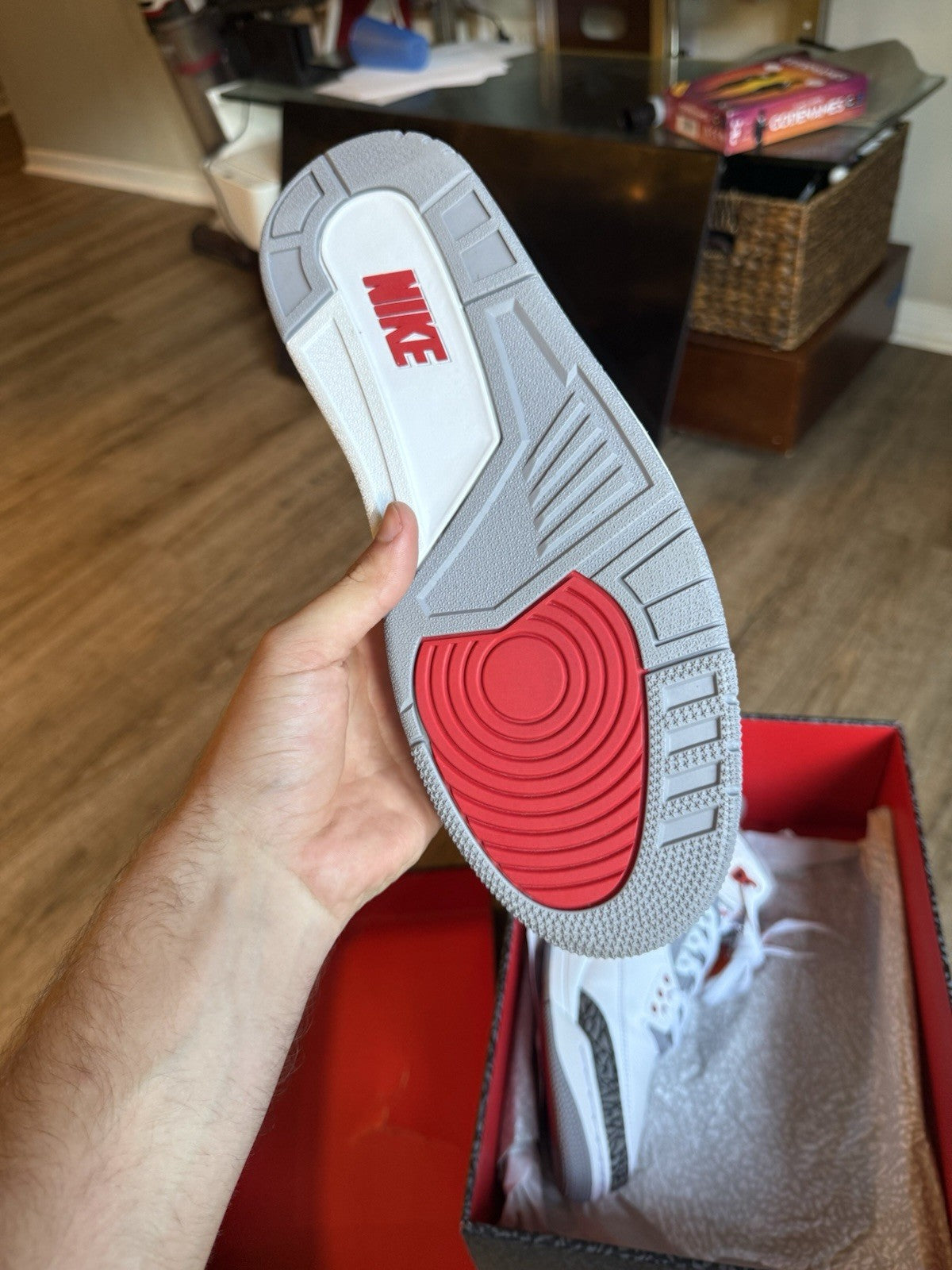 Size 11 - Jordan 3 Retro Mid Fire Red