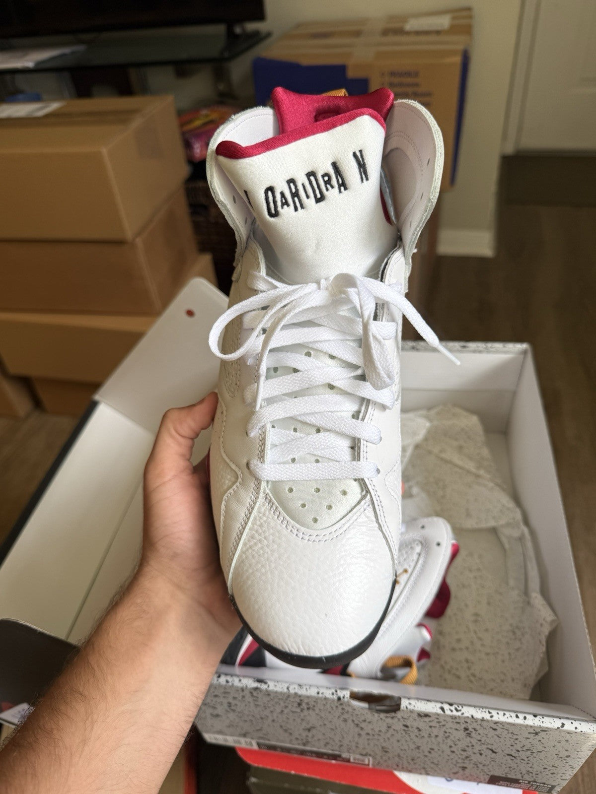 Size 10 - Jordan 7 Retro Cardinal (2022)