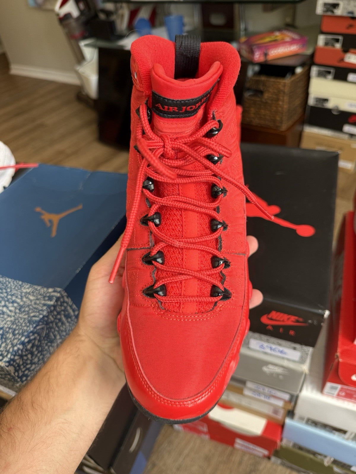 Size 9.5 - Jordan 9 Retro Chile Red