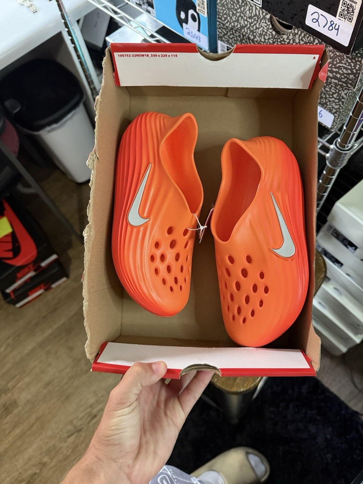 Nike Reactx Rejuven8 `Safety Orange' HV5060-800 Size 6 Men's