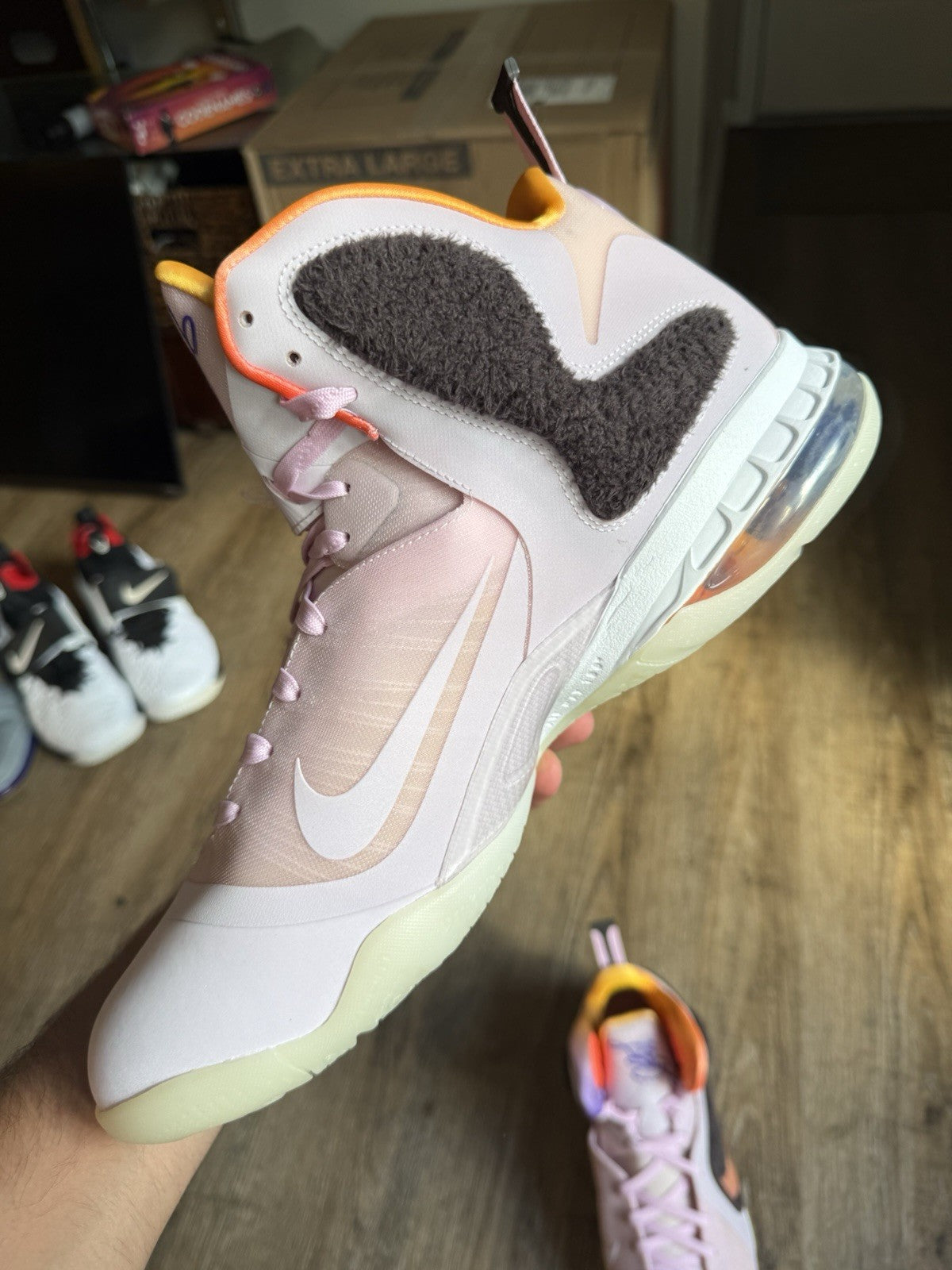 Size 14 - Nike LeBron 9 Regal Pink