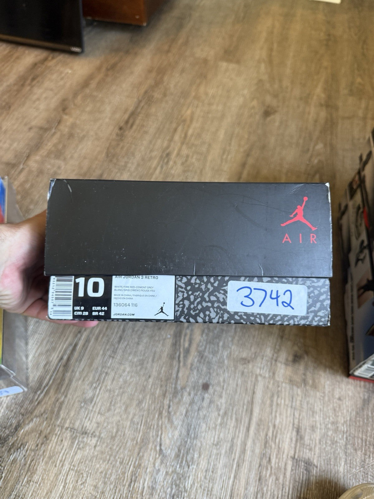 Size 10 - Jordan 3 Retro Hall Of Fame